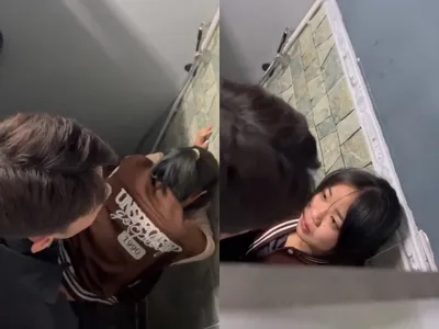 Phát hiện đôi cây hàng sâu vụng trộm nện nhau trong toilet cf